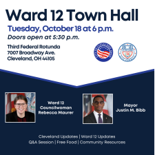 Ward 12 Town Hall Save the Date